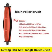 Cutting Hair Anti-Tangle Roller Brush For Dreame X40 Pro X30 L10s Pro Ultra L30 Ultra L20 Ultra Vacuum Cleaner Parts red