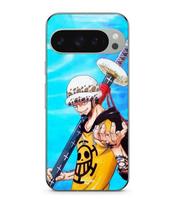Coque - MANIACASE - Google Pixel 9 Pro - Anime One Piece - Souple - Noir juoda