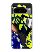 Coque - MANIACASE - Google Pixel 8a Pro - Souple - Noir - Casque de moto juoda