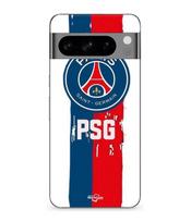 Case - MANIACASE - Google Pixel 8a Pro - Black - Paris Saint Germain Logo - Soft juoda