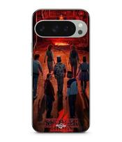 Dėklas - MANIACASE - Google Pixel 9 Pro - Minkštas - Juodas - Stranger Things 4 sezonas juoda