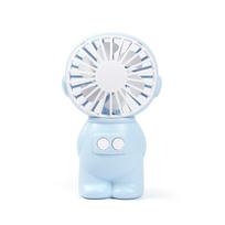 Liūto stalinis mini ventiliatorius Studentams Vaikams Animacinis rankinis ventiliatorius USB įkrovimas Lauko nešiojamas ventiliatorius mėlyna
