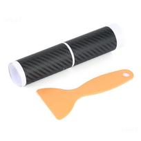 Carbon Fiber Car Sticker Waterproof Paste Protector Strip Auto Door Sill Side Mirror Anti Scratch Film CHINA