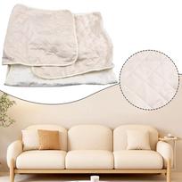 Sofa Covers Quilted Throw Washable Anti Slip Soil Resistant Cover Couch Furniture Pet Kids Stretch Washable Removable Slipcover white