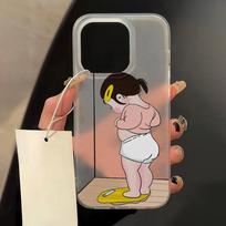Mobiliojo telefono dėklai iPhone 11 13 15 Pro Max 12 14 Pro Max dėklas iPhone 16 15 Plus 13 Pro 12 Mini 13 Mini Matinės tekstūros Piešti animaciniai gėlių raštai iPhone 11 balta