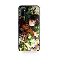 Oppo A32 case attack titans levi ackerman Maniacase juoda