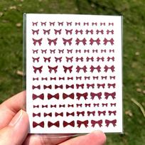 Butterfly nail art Stickers face Tattoo hand account facial masquerade Performance children Diy decoration stickers raudona
