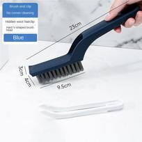 2-in-1Multipurpose Bathroom Tile Floor Gap Cleaning Brush Window Groove Brush Convenient Household Corner Cleaning Tools