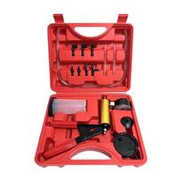 Car Air Conditioning Oil Extraction Manual Vacuum Pump Powerful Oil Suction Tool Brake Oil Replacement Portable Vacuum Pump red