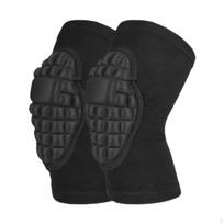 Knee Braces Support Sponge Pads Protector Sleeve Protection for Weightlifting black