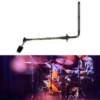 Reguliuojamas būgnų lėkštės laikiklis mušamiesiems instrumentams Medium length model