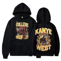 Kanye West Fleece Sweatshirts Unisex Unisex Casual Hoodies High Street Hooded Pullover Harajuku Streetwear Pablo Hoodie Oversized 2XL