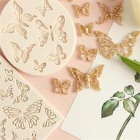 Butterfly Fondant Silicone Sugarcraft Wedding  Tools Resin Chocolate Molds For Baking L balta