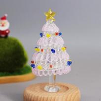 Christmas Tree Figurine Xmas Decor Craft, Desktop Ornament Collectible, Sculpture