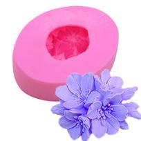 Silicone Soap Mold For Making Rose Flower Fondant 3d DIY Form Handmade  Sugarcraft Moulds Silicon Mold Tools One Size rožinė