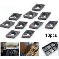 10PC DCMT21.51 DCMT070204 VP15TF Carbide Inserts for Lathe Turning Tool Holder