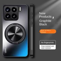 Skirtas „Xiaomi Mi 14T Pro“ dėklui, kietam matiniam su žiediniu stovu, magnetiniu apsauginiu galinio dangtelio dėklu, skirtu „Xiaomi Mi 13T 12T 14T Pro Shell“ For Mi 14T juoda