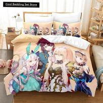 3D Print Anime Atelier Sophie Bedding Set Duvet Cover Bed Set Quilt Cover Pillowcase Comforter king Queen Size Home Textiles EU single(135x200cm)