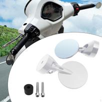 2Pcs Motorcycle Rearview Mirror Handlebar Mirrors Riding Repair Garage Component Motorbike Side sidabras
