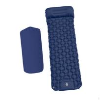 Camping Sleeping Pad Inflatable Mat Compact Comfortable Air Mattress Built in Pump