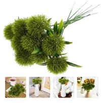 Artificial Dandelion Dandelions Simulated Flower Adornment Decoration Simulation Flowers Faux Plant Stems žalia