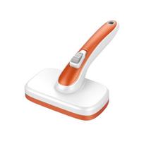 Pet Hair Removal Brush - Cat & Dog Comb for Shedding and Cleaning Orange White white