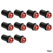 10 vnt. 5mm M5*16 motociklo priekinio stiklo varžtai priekinio stiklo varžtai jungiamųjų detalių tvirtinimo komplektas, skirtas Honda CBR 600 F4i CBR1000RR CB400 VFR800 raudona