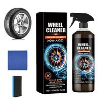 Wheel And Tire Cleaner Car Rim And Wheel Cleaner Spray Car Detailing No Scrub Solution Powerful Tire Shine Car Wash Wheel CHINA