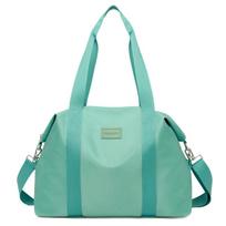 Nylon Zipper Shoulder Bag  Travel Handbag  Solid Versatile  Casual  Soft  Simple  Commuting  Fitness