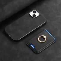 Applicable To IPhone16 Pro Max Mobile Phone Case, Magnetic Card Bag, 14 Ring Holder, Apple 15Pro Protective Case Apple 16 Pro Max juoda