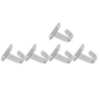 5Pcs Stainless Steel Ceiling Hooks Under-Shelf Towel Heavy Duty Hooks Hanger For Bathroom Cabinet Hanging Ornament Hooks sidabras