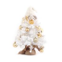 50cm Desktop Christmas Tree Ornament Mini Christmas Tree Decoration Ornament with LED for Christmas