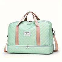 Women's Travel Duffel Bag Sports Gym Yoga Duffel Bag Overnight Waterproof High Capacity Bag One Size