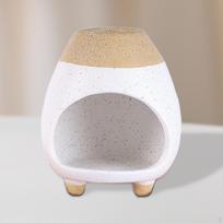 Ceramic Palo Santo Holder Incense Burner Height 10cm Multipurpose Candle Sage Burning Bowl