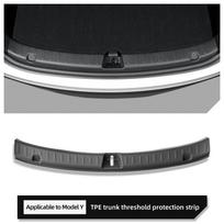 for Tesla Model Y 2025 Rear Trunk Door Sill Guard Strip Inner Rear Bumper Guard Plate Cover Trim Car Accessories