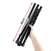 Selfie Tripod, 63  Extendable Tripod Stand Phones and Cameras, Heavy Duty Aluminum, Lightweight black