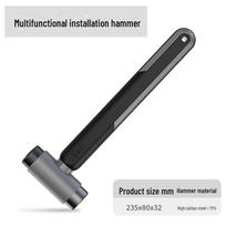Green Forest Rubber Hammer for Tile, Door, Window, and Leather Installation. Multi-function installation hammer