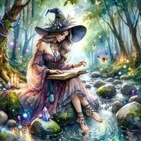 Diamond Embroidery Witch Girl Mosaic Butterfly Cross Stitch Painting Tree New Arrival Picture Rhinestones Wall Art Full Round 20x20CM