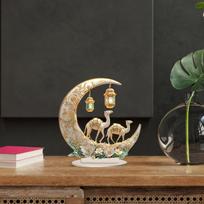 Moon Tabletop Ornament Centerpiece Table Decoration 2D Plane Creative Gift Acrylic Desktop