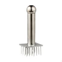 Manual Meat Tenderizer Beef Steak Mallet Nonslip Handle Lightweight Tender Needle Cooking 28 Pins gray