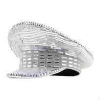 Steampunk Top Hat Burning Man Sequin Men Women Adjustable Vintage Style Headwear Headgear for