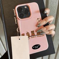 Oda primenantis telefono dėklas iPhone 11 13 16 Pro Max iPhone XR XS Max 14 15 Pro Max 12 13 Pro Max 16 Plus 13 Pro 14 Pro, animacinis, dažytas, makarono spalvų iPhone 16 Pro Max rožinė