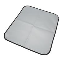 Pikniko priešgaisrinė antklodė silikonu dengtas stiklo pluošto pilkas filė kampinis liepsną slopinantis kilimėlis, skirtas M(59cm / 23.2in Long)