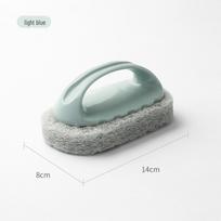Multi-Purpose Cleaning Brush Set: Bathtub, Tile, Kitchen, Pot, and Dish Scrubber with Sponge Wipe