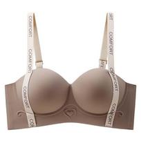 Push Up liemenėlė moterims Seksualios besiūlės liemenėlės Wireless Bralette Patogus vienspalvis liemenėlė moteriškas apatinis trikotažas 32/70AB