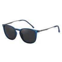 Poliarizuoti apvalūs akiniai nuo saulės MARQEL Anti Glare Lens Akiniai nuo saulės Designer Glasses Quality 622 tamsiai mėlyna spalva