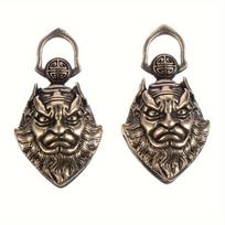 2 VNT. Egzorcizmo varpelis Tradicinis varpelis Garsus varpelis Mažas varpelis Žalvarinis Tylus varpelis Festivalio Sieninis laikrodis Apsauginis varpelis Pack of 2 gray