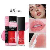 Colorful Lip Oil Cross-border Dudu Lip Moisturizing Water Gloss Lip Gloss Moisturizing Colorful Lip Oil 8ml One Size rožinė
