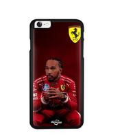 Coque de téléphone - Scuderia Ferrari - Iphone 8 - Souple - Silicone - Motif Hamilton juoda
