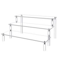 Durable Acrylic Stand Shelf Four Tier Perfume Display Holder for Organizing Desktop Showcase and Home Decor